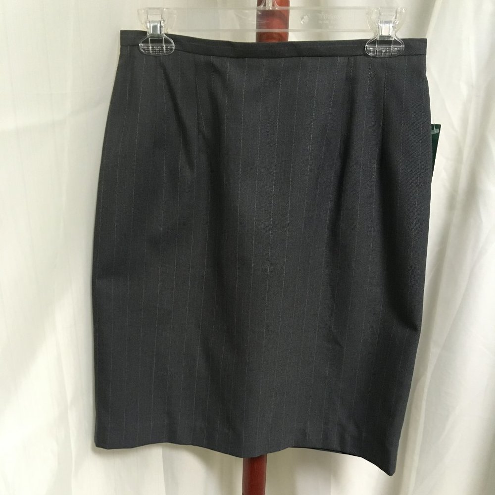 Havre Benard by Benard Holtzman Charcoal Grey Skirt  Size 6